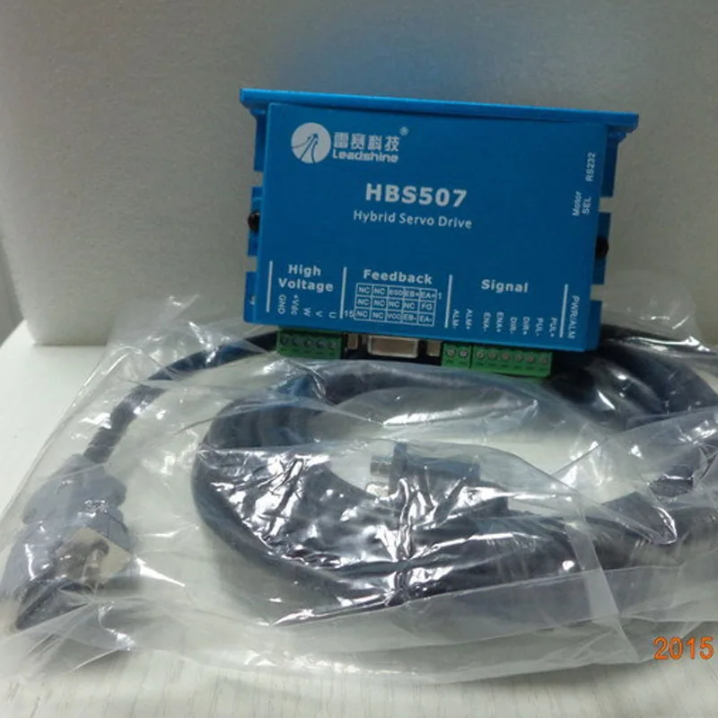 Professional 300W Closed Loop 3-Phase Hybrid Servo Drive Kit Drive + 573HBM20-1000 Motor HBS507