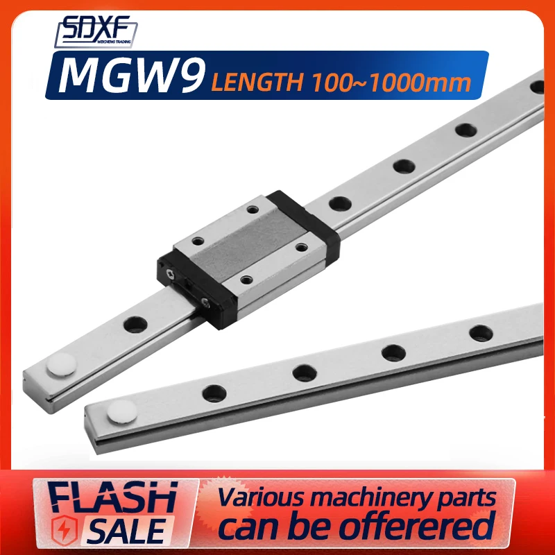 1/2 Piece Domestic Linear Guide Slider Linear Slide Mgw9 9c 9h 150 500 550 600 650 700 750 800 Slide Combination