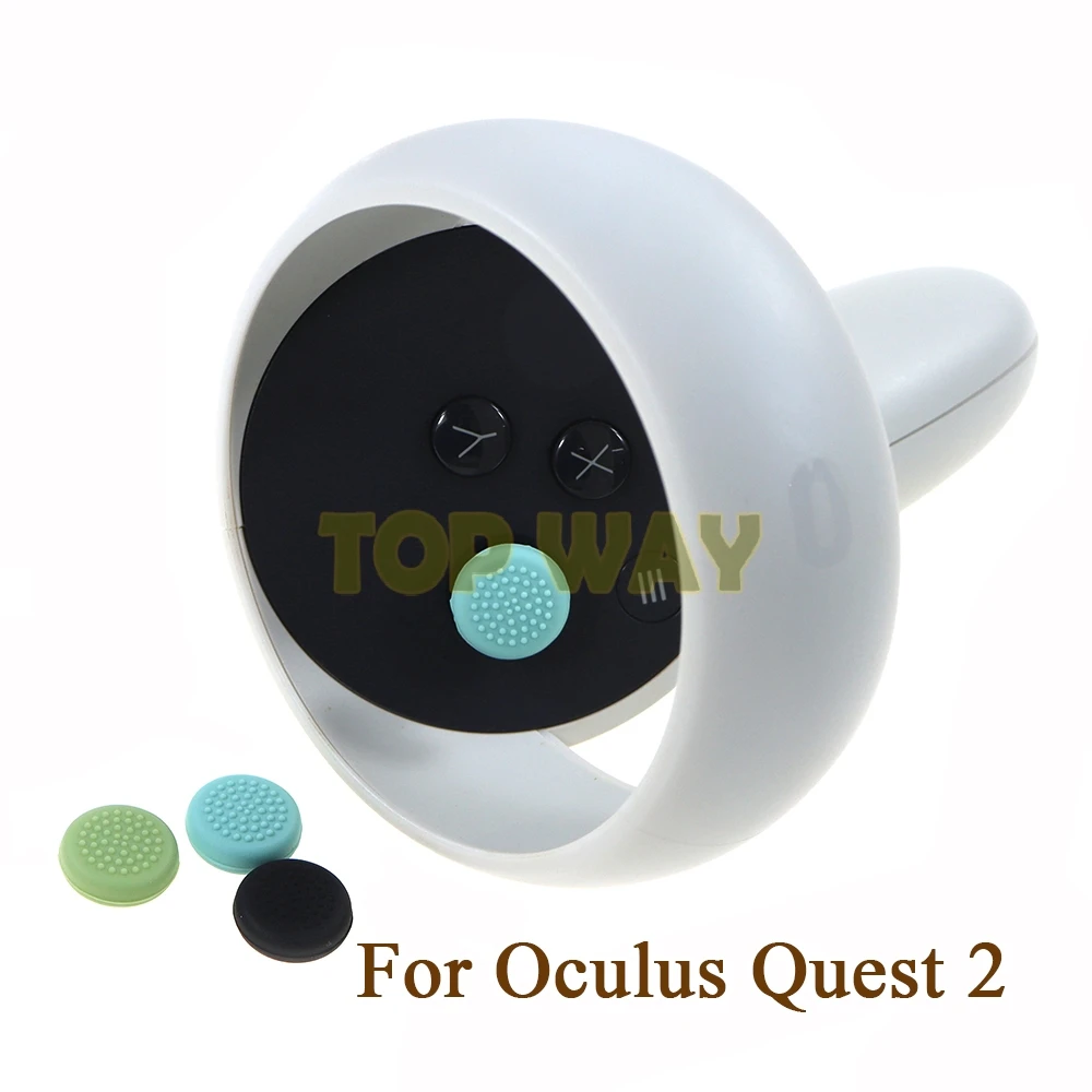 5 шт. многоточечный Противоскользящий колпачок для Oculus Quest 2 рукоятки коромысла колпачок VR силиконовый корпус силиконовый Противоскользящий колпачок для OQ2