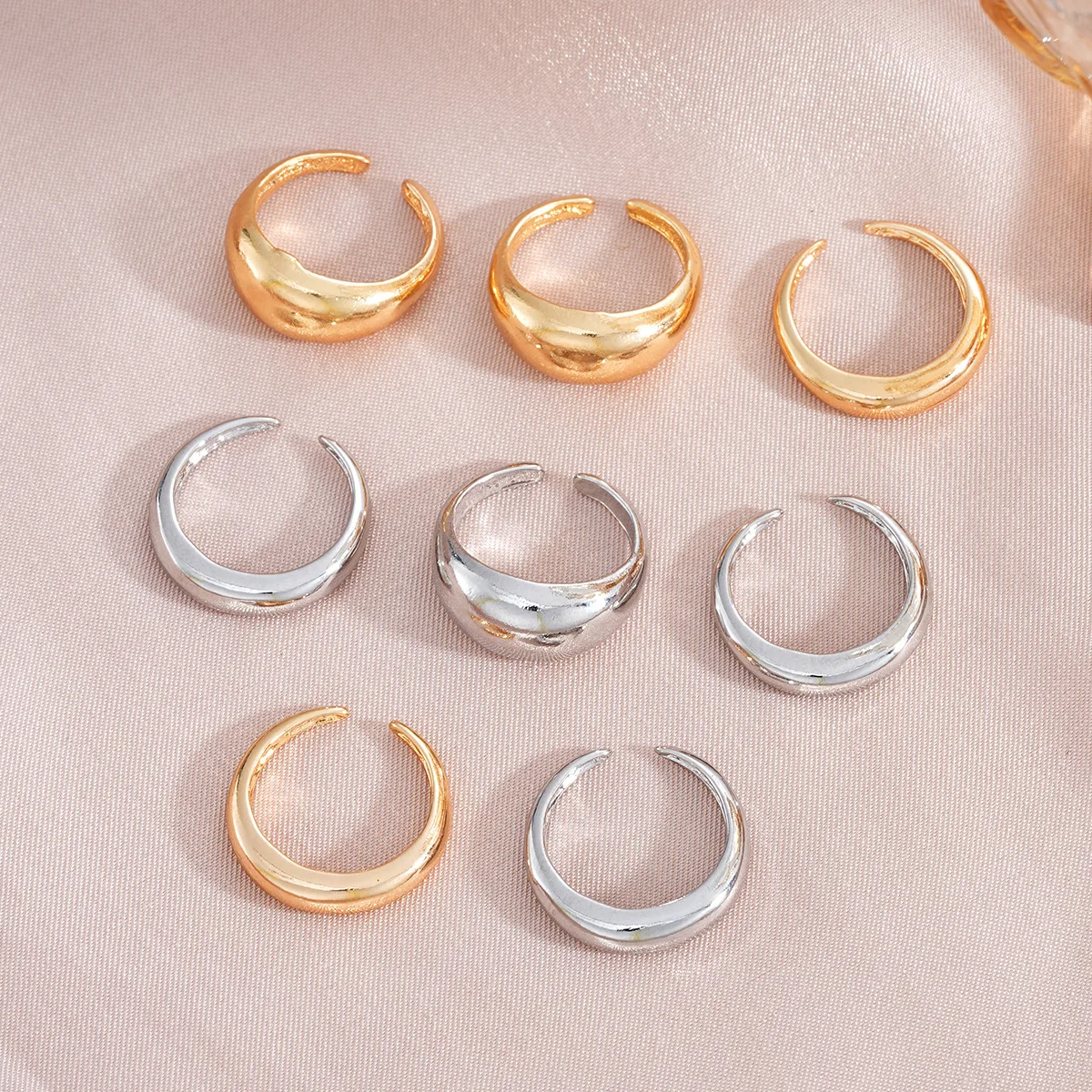 1set Hot Selling Instagram Style Fashionable Personalized high-end Sense Ring Simplicity Niche Opening Adjustable Ring Wholesale