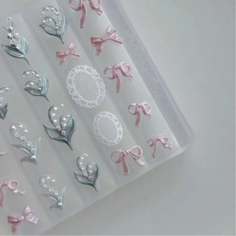 3D-Nagel-Silikonform für Nagelkunst, Lilienblüten-, Blütenblatt- und Schleifenformen, Nagelkunst-Druckschablonen, DIY-Maniküre-Werkzeuge – Detail 6