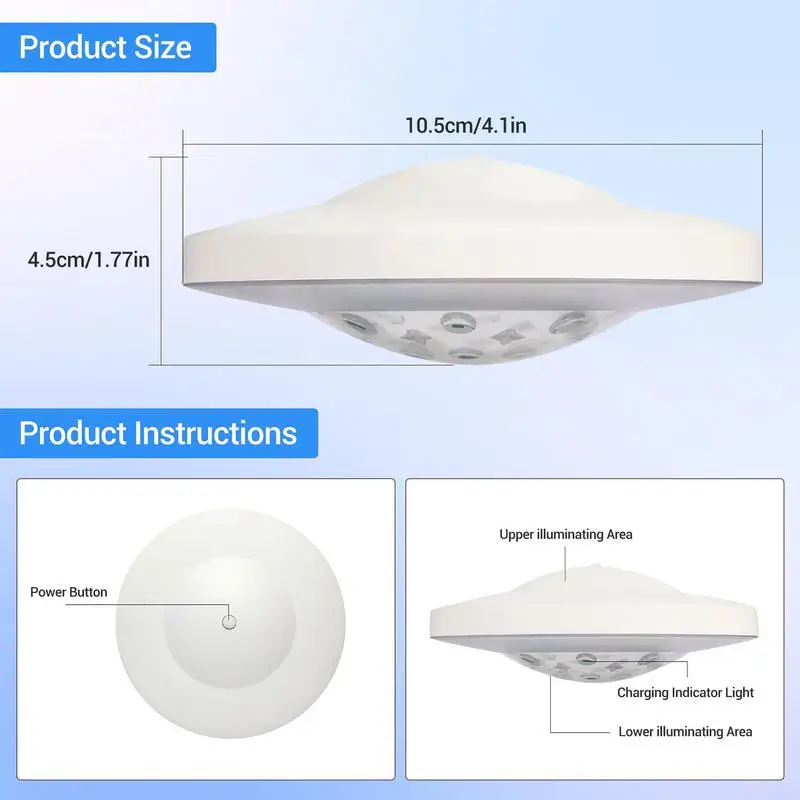 Pool Light Floats Swimming Pool Floating Lights Waterproof Upper Lower Color Changing 7 Dynamic Effects Water Illumination For