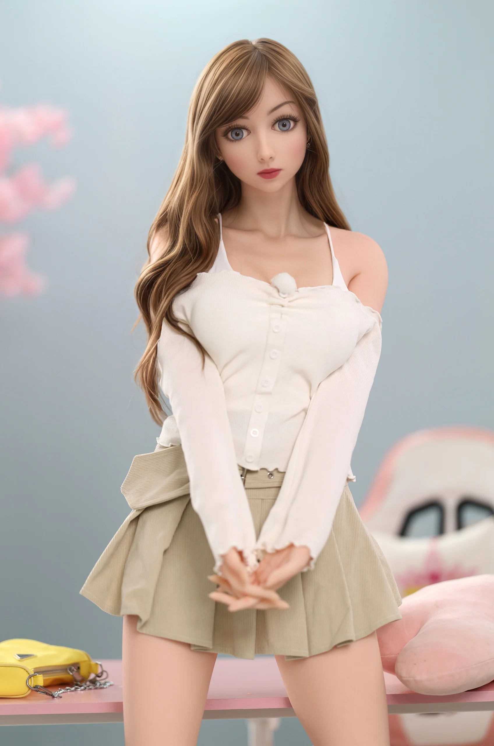 Anime Cosplay 150cm/100cm TPE Small Realistic Silicone Mini Doll Soft Anime Action Figure Doll Soft Real Skin Touch Feeling