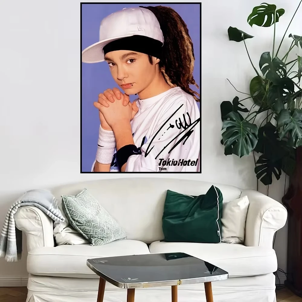 Tom Bill Kaulitz Tokio Hotel Poster Home Bar Coffee House Decor Aesthetic Art Wall Painting Stickers Indoor