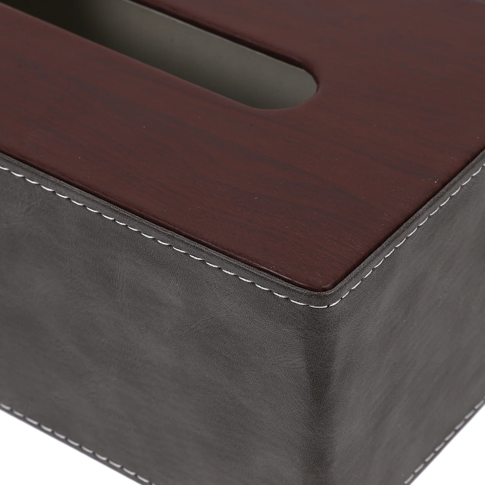 

Pu Tissue Box Cover Simple Rectangular Storage Container For Home Car Bathroom Office Living Room Hotel Decorative