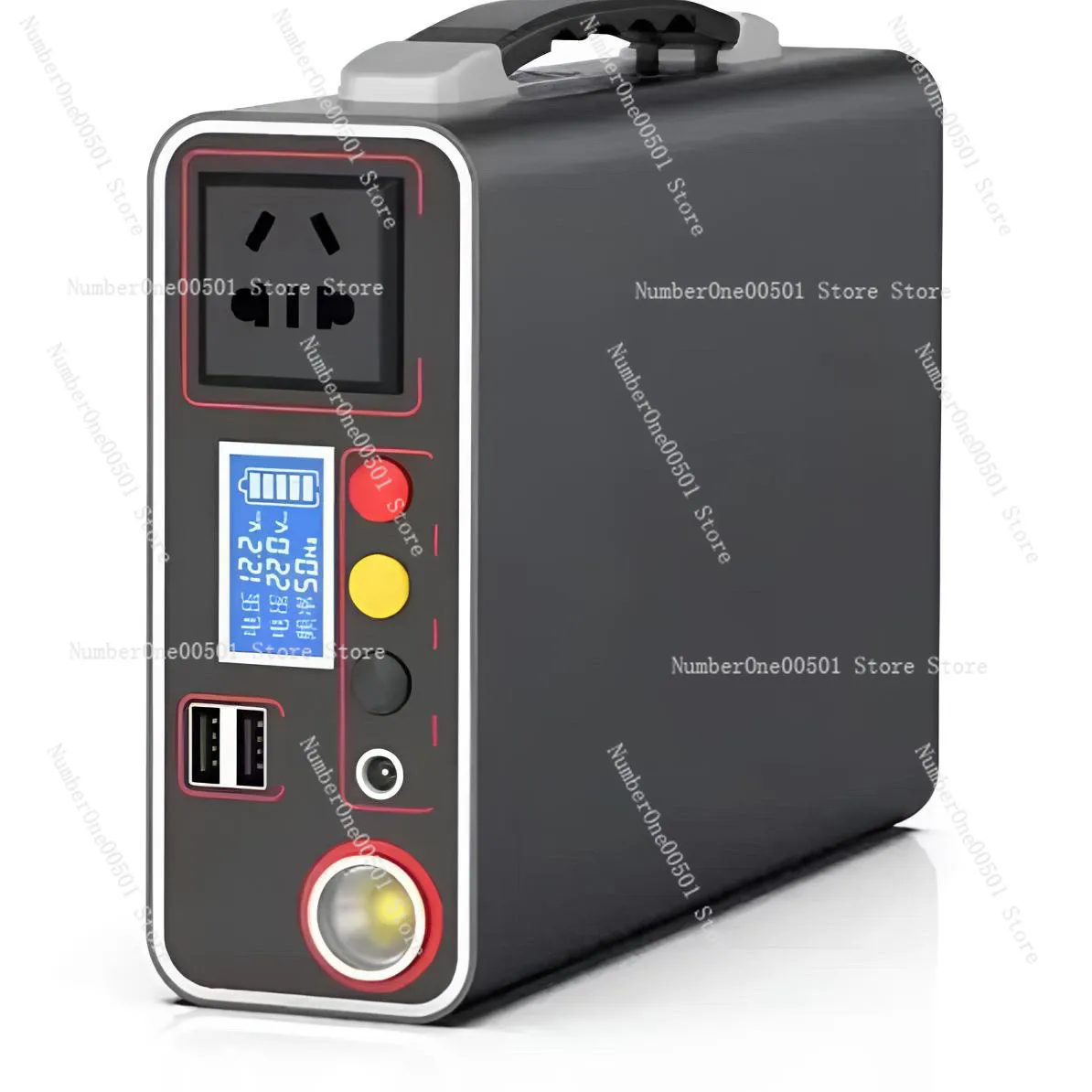 

Портативная уличная электростанция 220В с литиевой батареей большой емкости, высокомощная, для кемпинга, 5000 мАч, 300 Вт