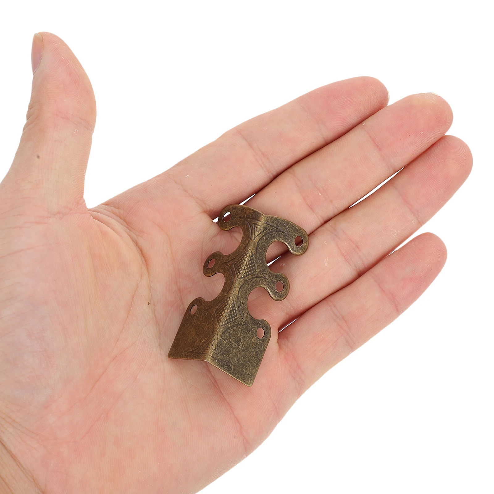 

1Set Vintage Metal Corner Protectors Decorative Edge Guards for Furniture Cabinets Baseboards Walls Impact Resistant Easy