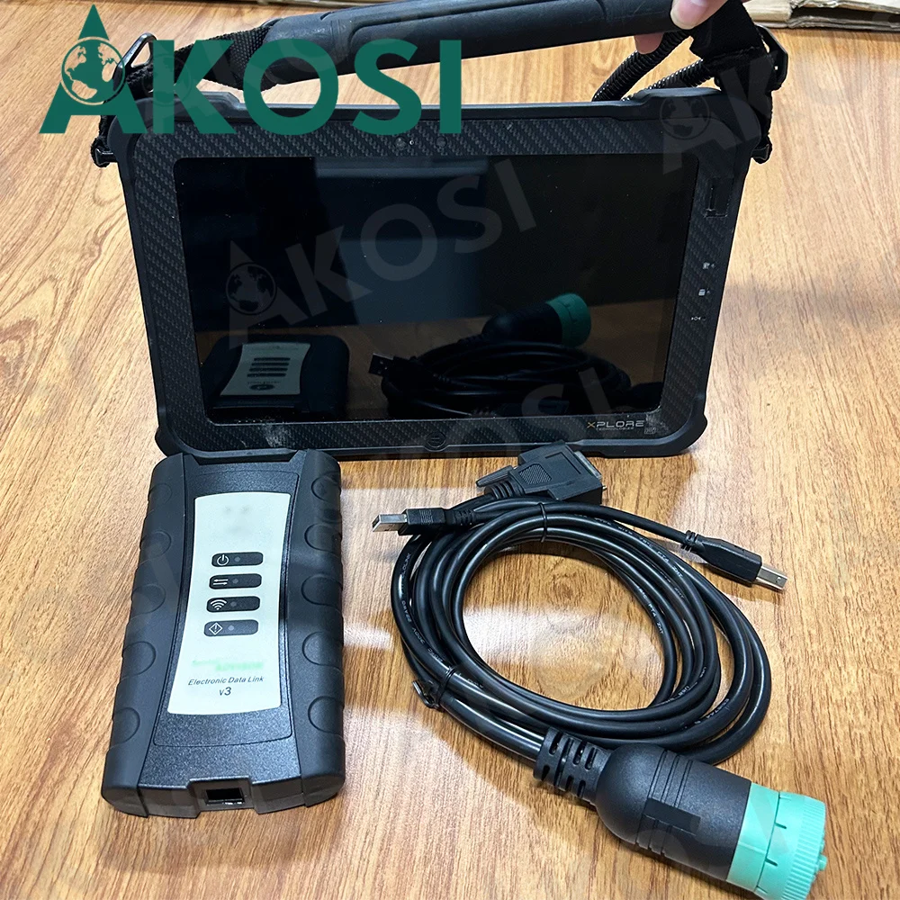 

for EDL V3 Data link 5.3 AG CF service interface Agriculture Tractor advisor Diagnostic Tool+Xplore tablet