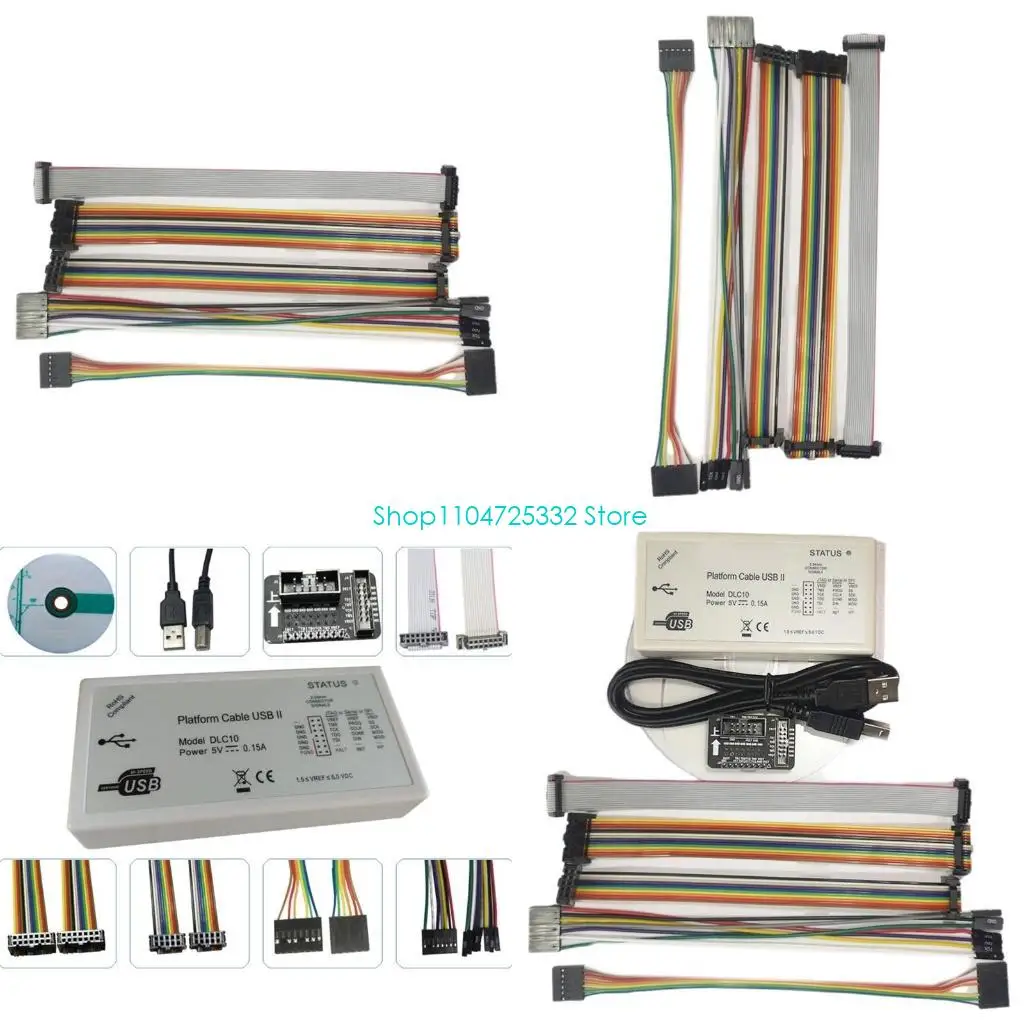 P5EA DLC10 Platform Cable USB Supports All Xilinx Device Jtag Slave-Serial and SPI Download Debugger Programmer for CPLD FPGA