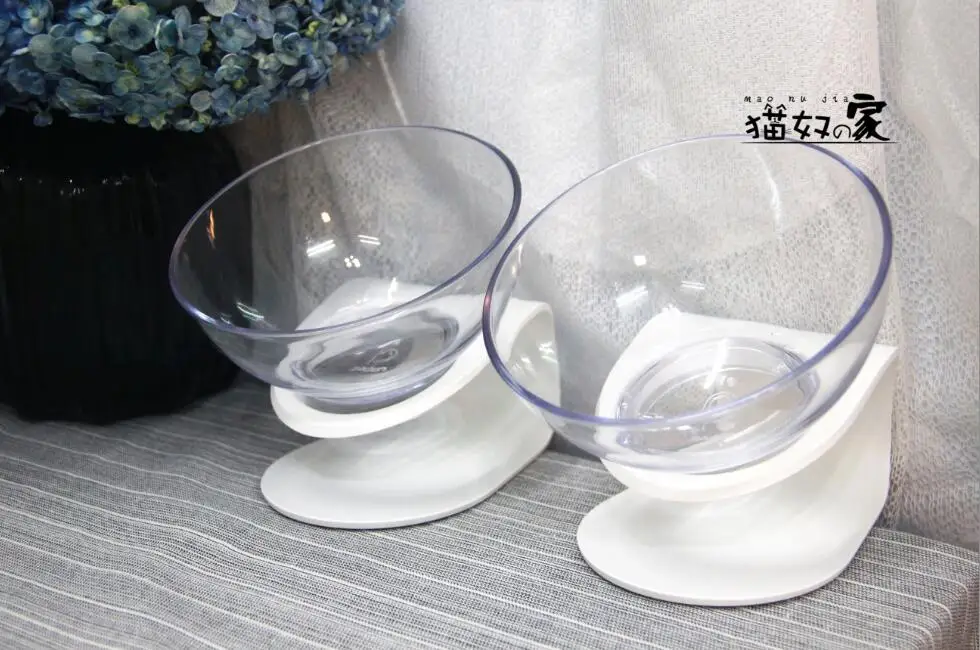 

Bowl for eating and drinking cat bowl cat food bowl cat bowl rack dining table dog bowl antiskid and antibacterial