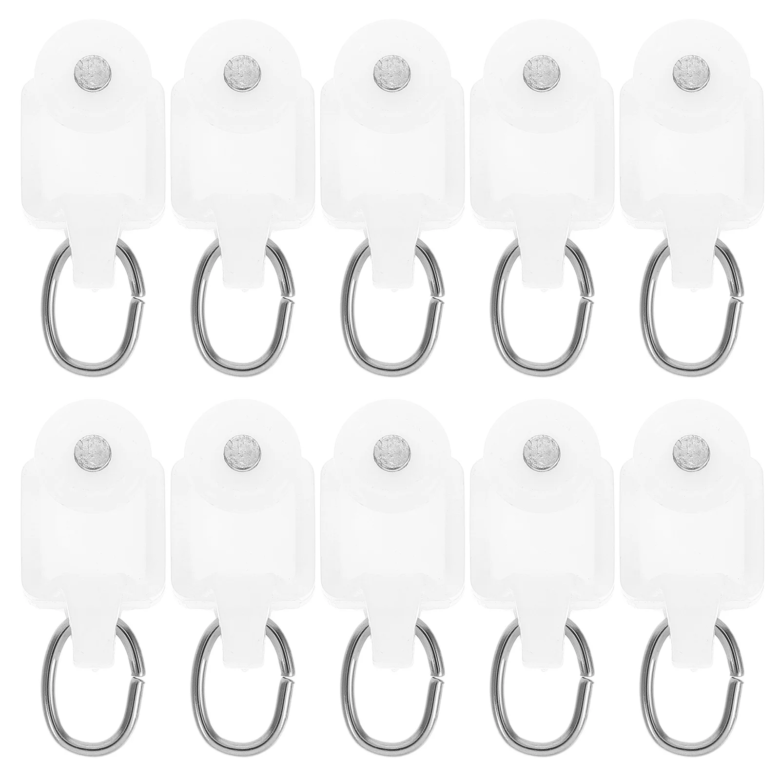 Curtain Hook Roller for L Shape Rail Track Ceiling Mount Drapery Gliders Shower Rod Pulley Carrier Clips Smooth Operation