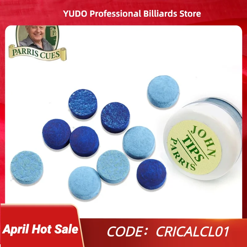 

JOHN PARRIS Original Billiard Snooker Cue Tip 10mm/11mm H/M High Quality Professional Billar Accessories