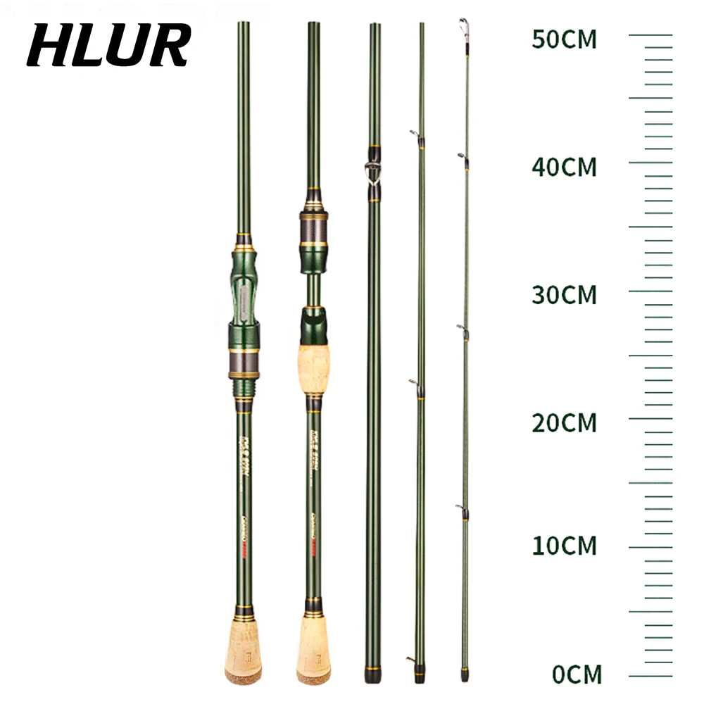 1.8M 2.1M 2.4M M Power Lure Fishing Rod Carbon / Glass Steel Casting Spinning Wt 8g-20g Casting Fishing Rod Spinning