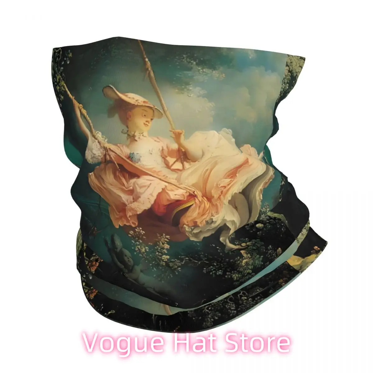 

Европейская художественная роспись, шарф, шейный платок, маска для лица, полиэстер