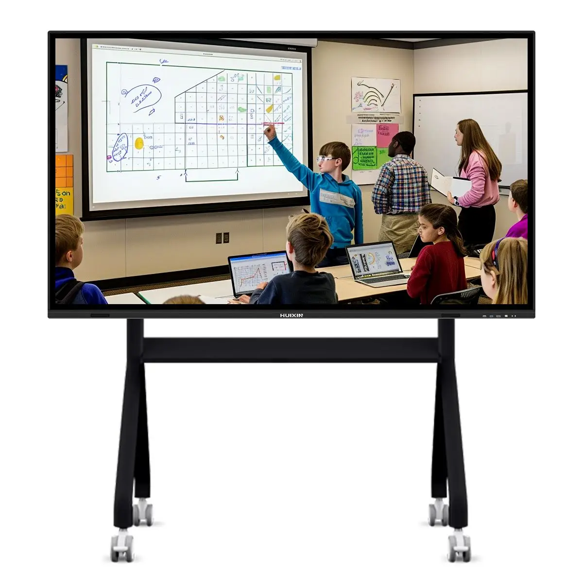 

55 Inch Ultra HD LED Backlit Touch Screen Smart TV Interactive Electronic Whiteboard Interactive Board
