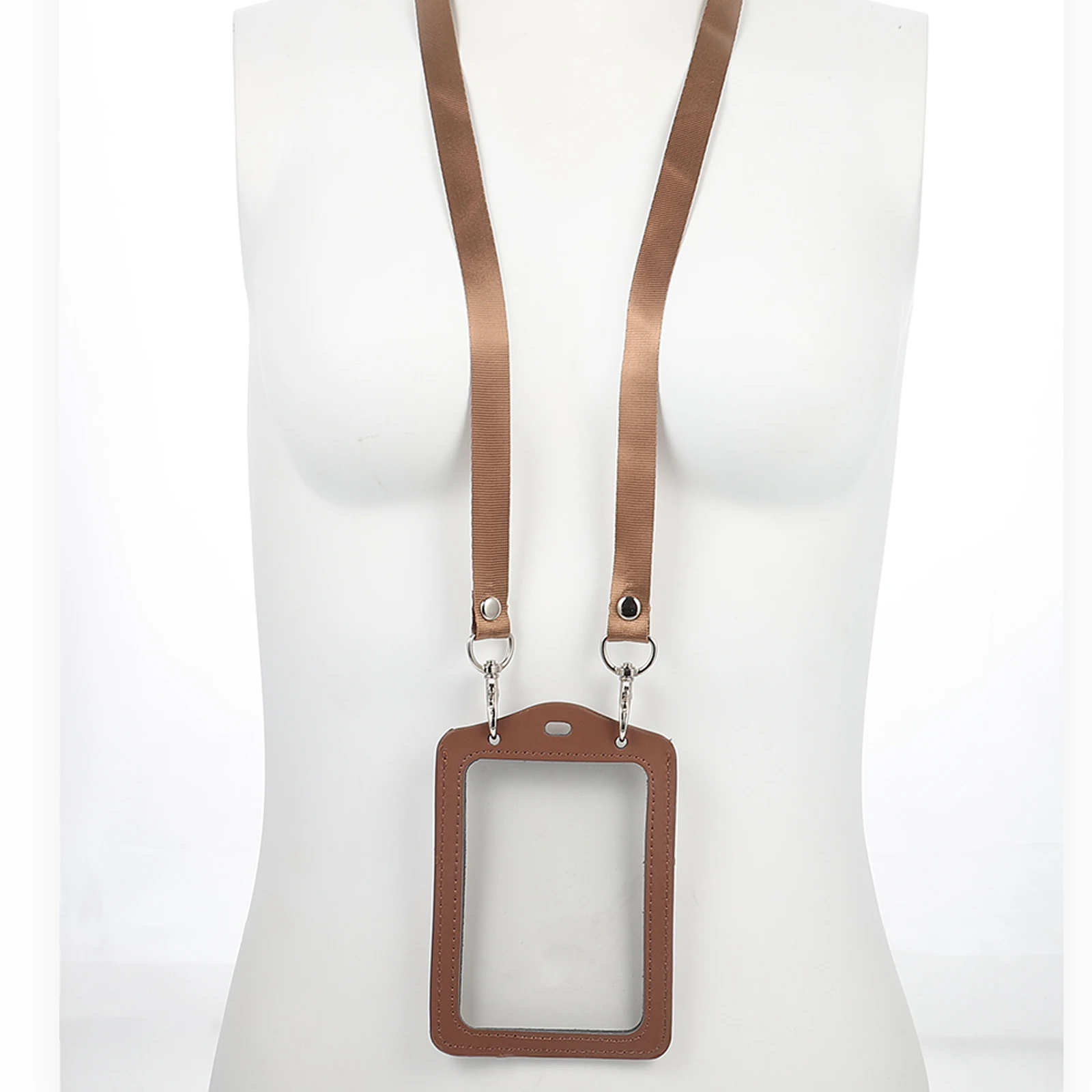 

Lightweight Practical Id Badge Cards Holder Lanyard Work Pass Protective Cover Case Accessory