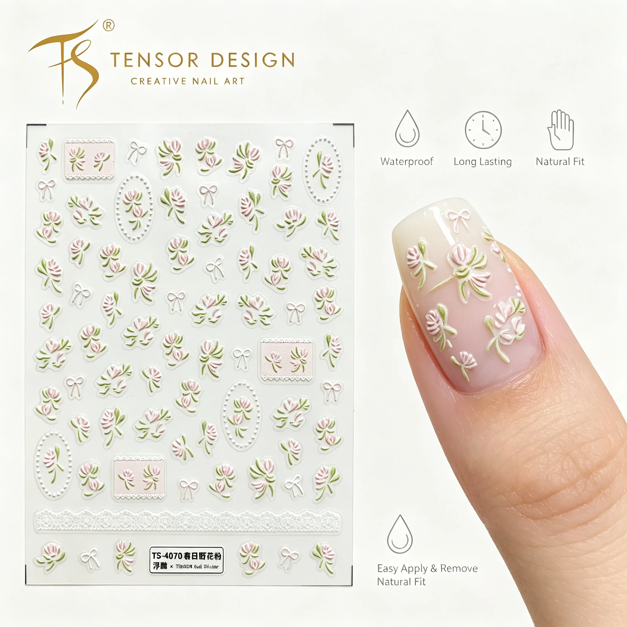 Autocollants pour ongles TENSO - Nail Art Elegan avis et prix
