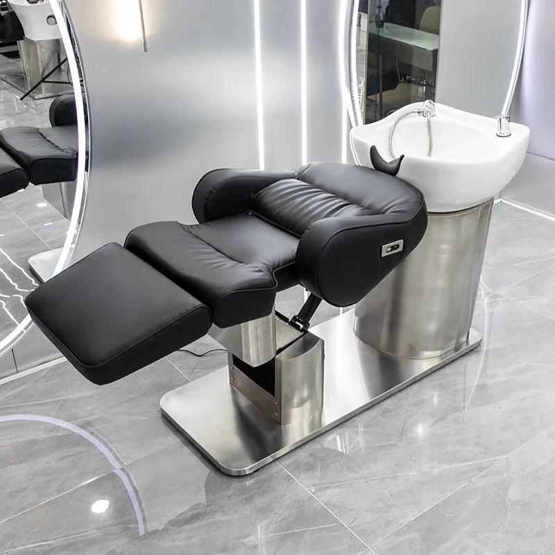 

Lying Simple Soft Bag Electric Hairdressing Salon Interior Hair Water Stylist Beauty Washing Sandalye Sedie Facial Furniture