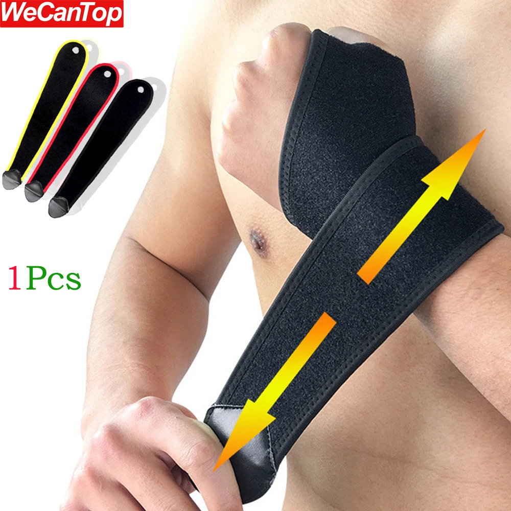 1Pcs Profession Wrist Support Bandage,Adjustable Strap Reversible Wrist Band for Sports,Pain Relief,Injury Recovery,Right & Left