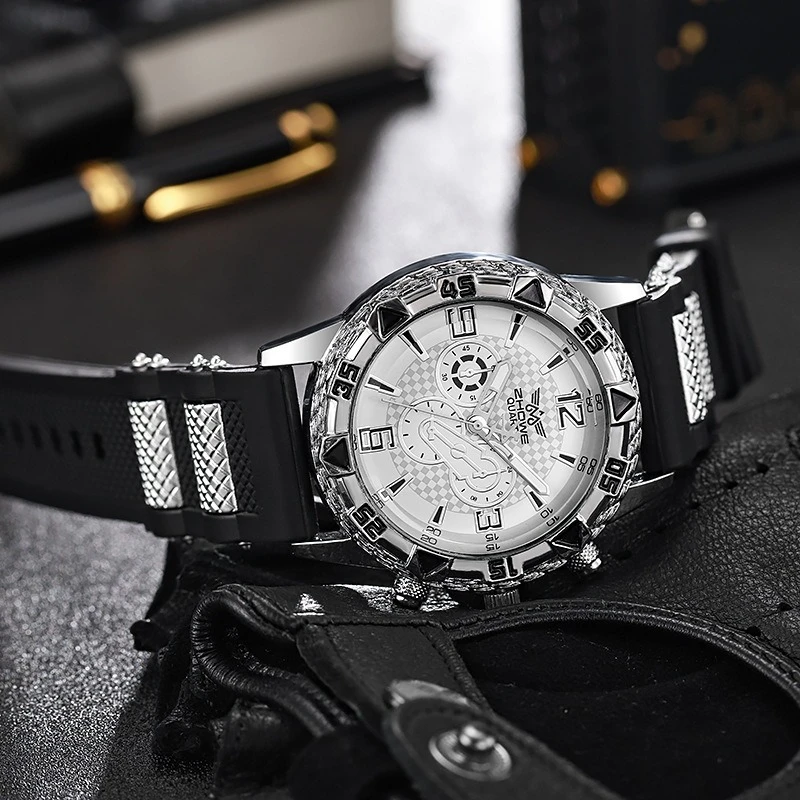 2025 남성 패션 시계 남성용 명품 비즈니스 스테인리스 스틸 쿼츠 손목시계 남성 스포츠 캐주얼 실리콘 시계 렐로지오