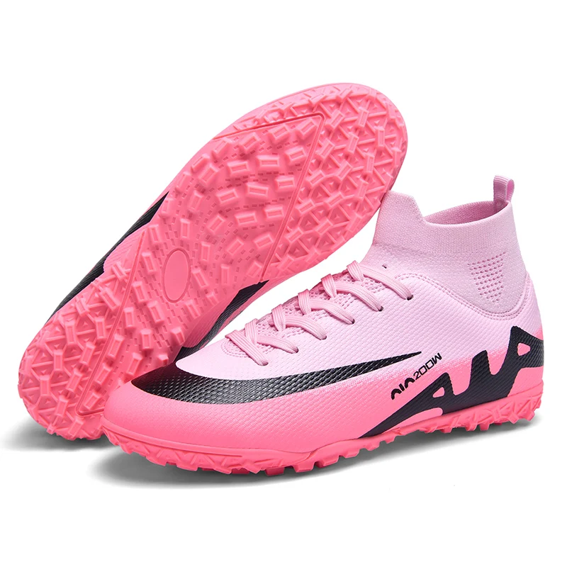 

2025 Football Shoes New Men Football Boots Ankle Non-Slip Boys Fg Soccer Shoes Professional Sneakers Sports Shoes Unisex Match C