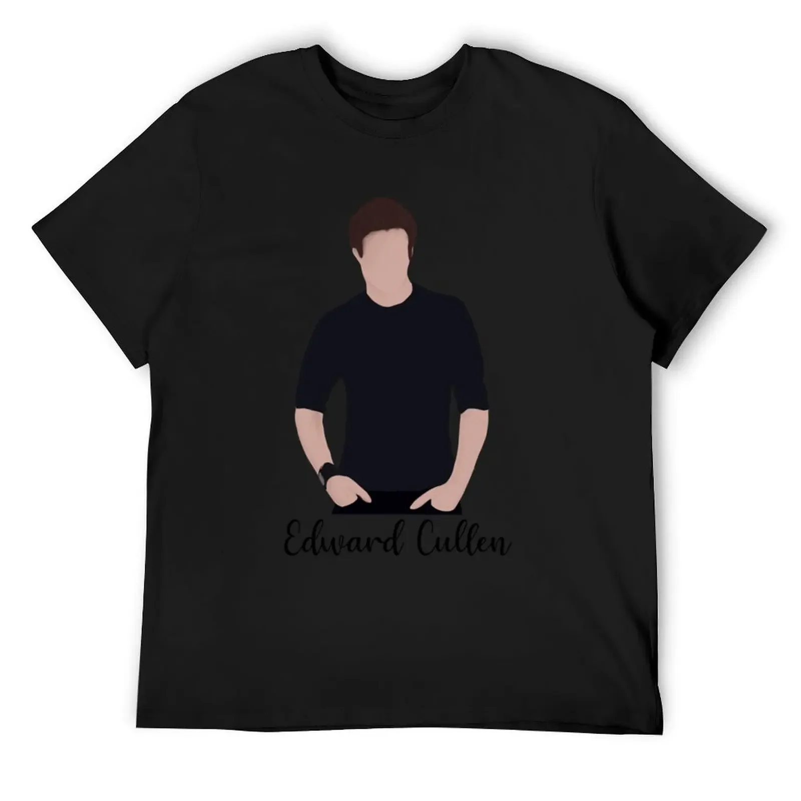 

Edward Cullen with Name T-Shirt funny gifts funny costumes plus size clothes anime stuff mens designer t shirt
