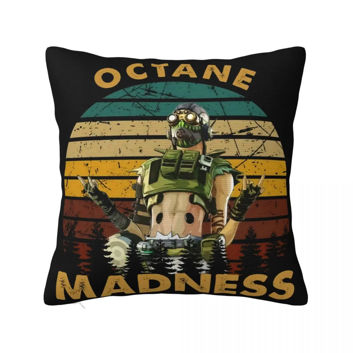 Octane Madness Vintage Baseball Apex Legends Zipline Time Game Gift For Gamer Hats Pillow Case