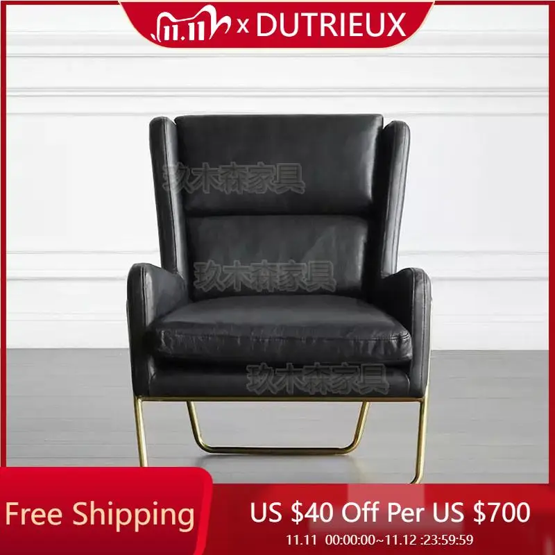

Metal Bar Stools Living Room Chairs Comfortable Ergonomic Dresser Balcony Aesthetic Chairs Throne Sillon Space Saving Furniture