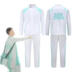Аниме косплей костюмы Haikyuuing Aoba Johsai старшая школа волейбол клуб униформы Oikawa Tooru Косплей Спортивная униформа костюм