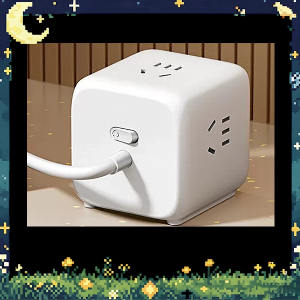 UGREEN 40860 GaN Power Strip 65W 2 USB-C 2 USB-A 3 AC Outlets 1.8m Cord PPS PD Fast Charging with Switch for Laptop Phone Tablet