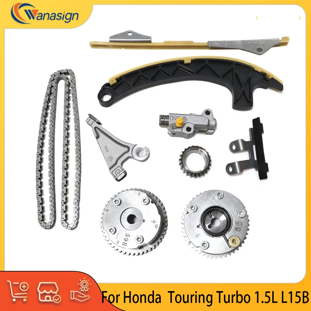 Engine Parts Timing Chain Kit Fit 1.5 L L4 Gas For Honda Accord Civic CR-V DOHC Sport Touring Turbo 1.5L L15B