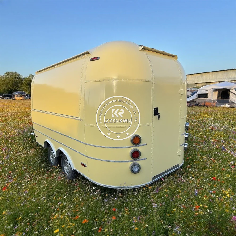 

Customized Catering Trailer Mobile Food Trailer Full Kitchen Street Ice Cream Cart Concession Food Truck Fully Equipped