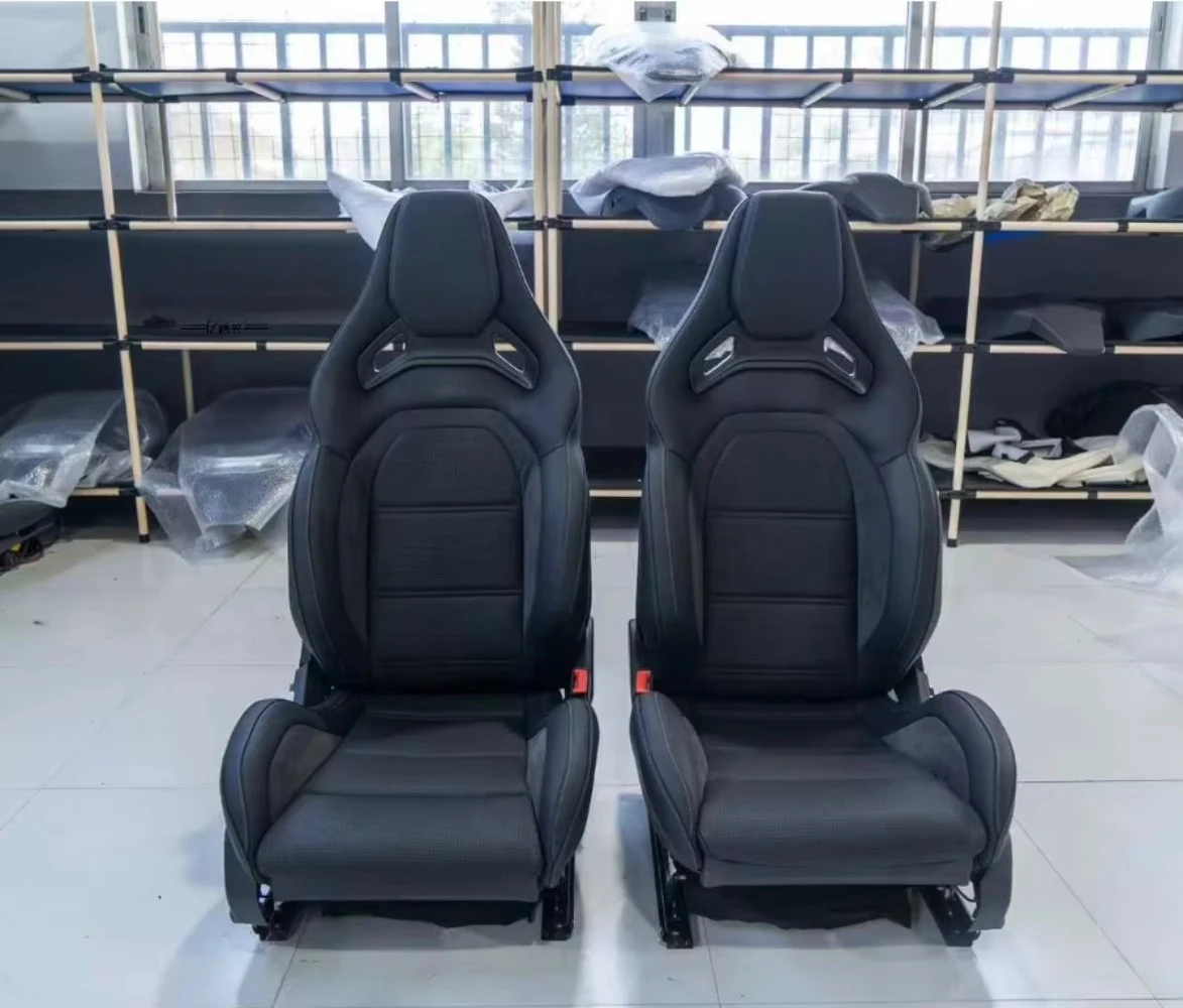 Sport Car Seat for Ben-z C-Class C63 A-M-G W205 Car Seats High Performance Leather Safety Seats