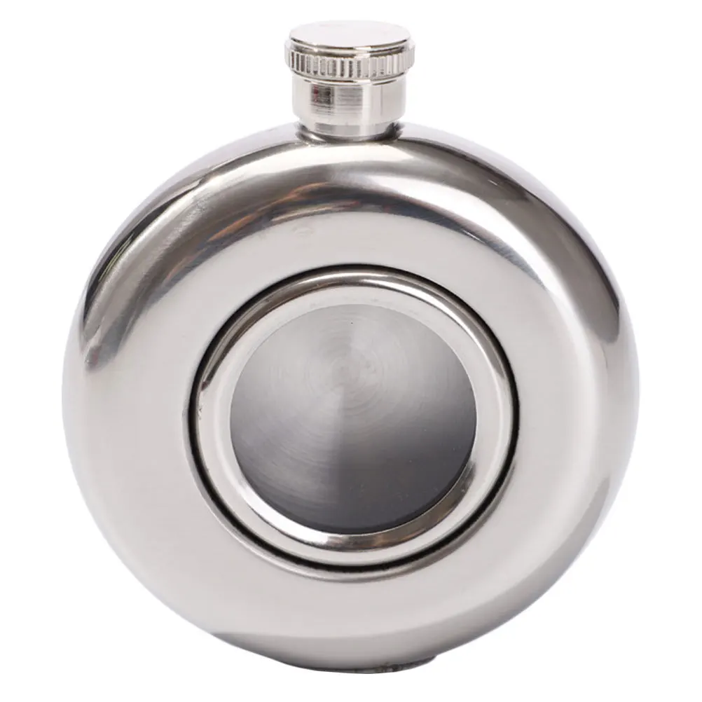 

1Pcs Stainless Steel Wine Pot Portable Lightweight Simple Style Flask for Wine Storage Alcohol Whiskey Travel Holiday
