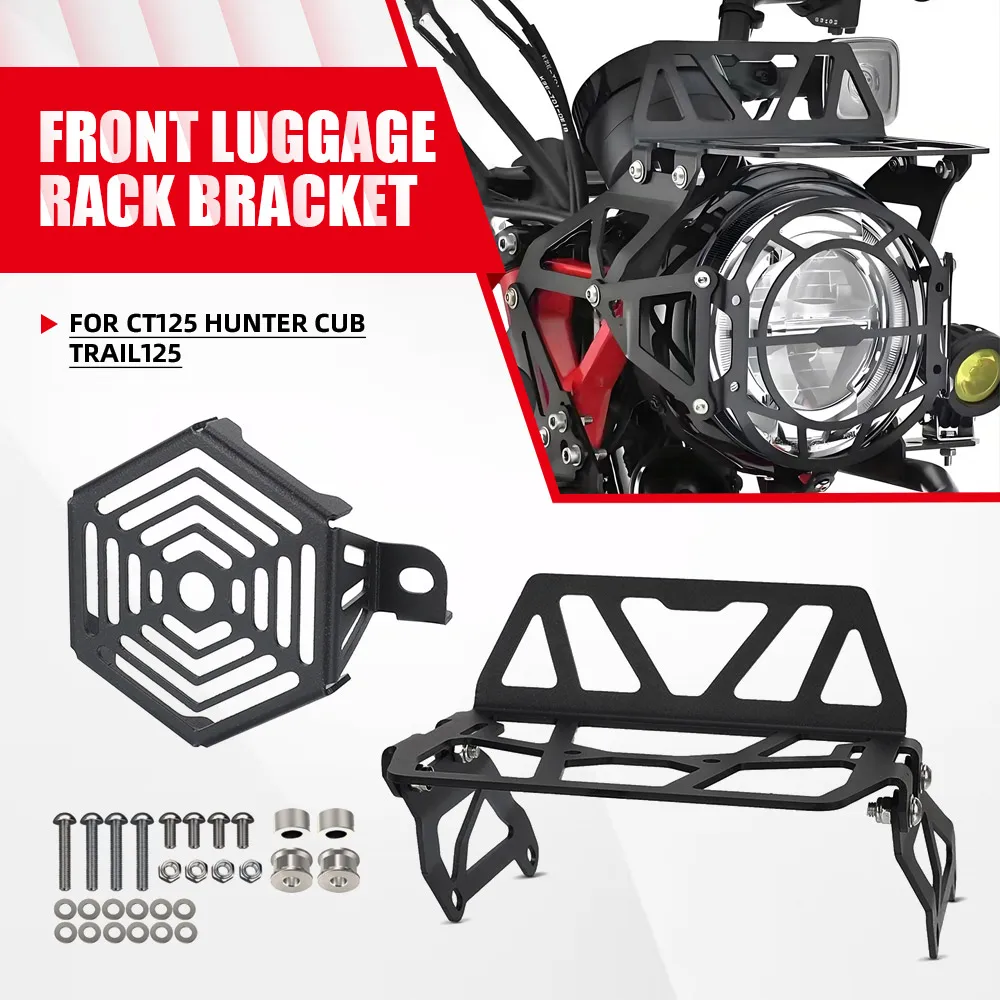 FOR Honda CT125 Hunter Cub Trail125 ABS JA55 JA65 K2EA K2EF 2020-2021-2022-2023-2024-2025-2026 FRONT LUGGAGE RACK Bracket CT 125