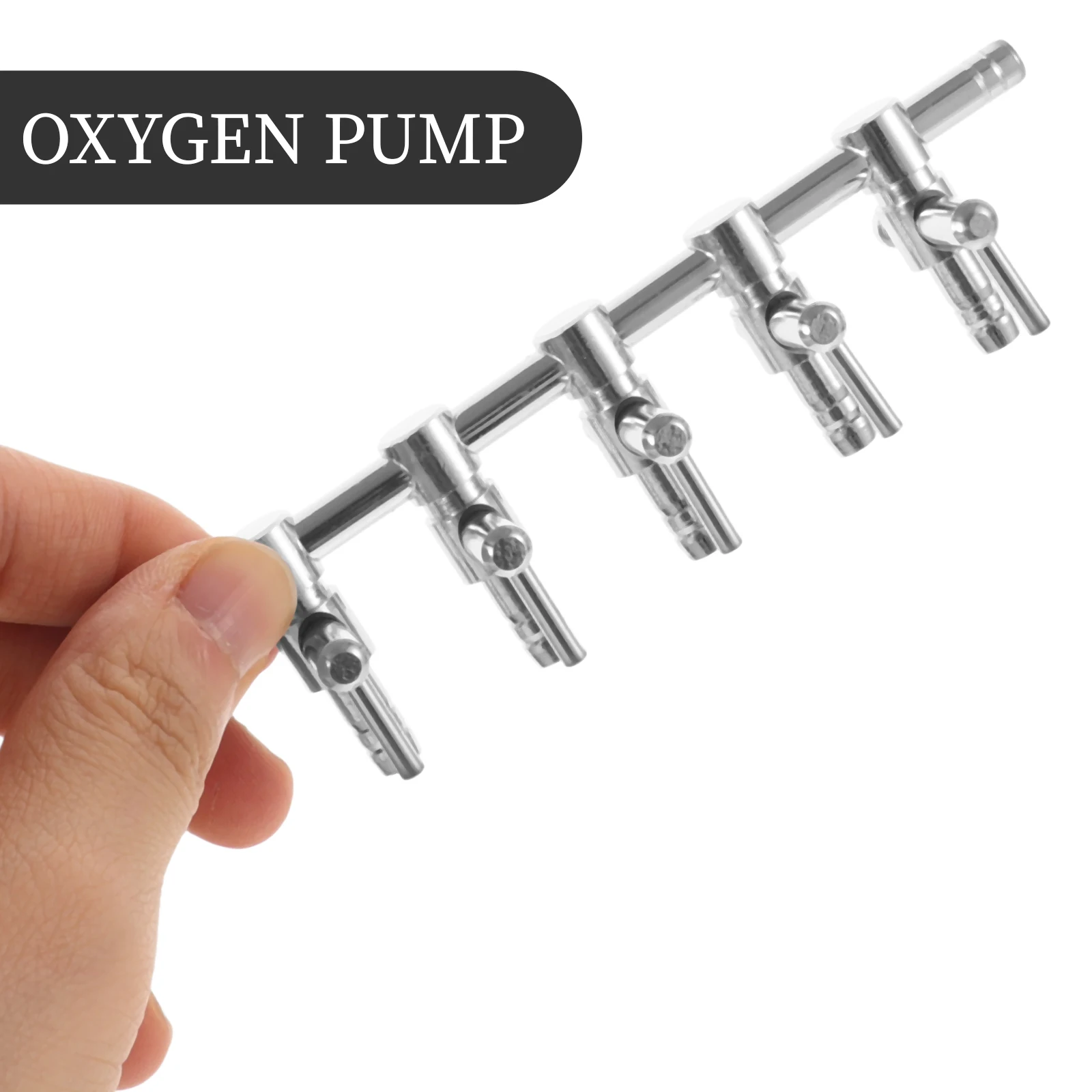 

Aquarium Air Flow Control Valve Fish Tank Oxygen Pump Regulator Adjustable Splitter Reusable For Multiple Tanks Durable