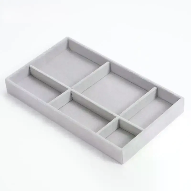 

Velvet Jewelry Fashion High Quality Storage Box Earrings Necklace Ring Bracelet Jewelry Display Stand Jewelry Gold Tray