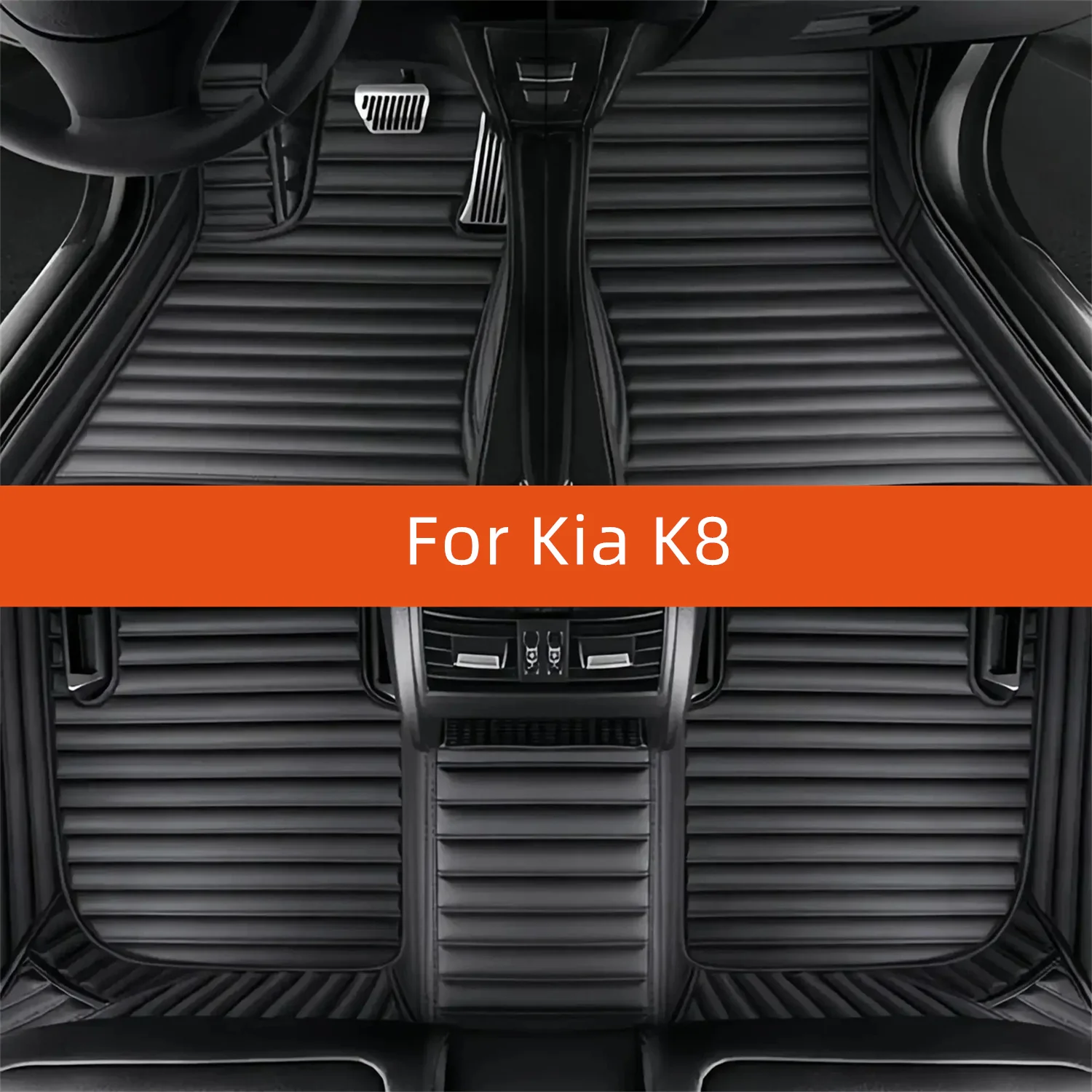 

Custom Leather Car Floor Mat For Kia K8 2020 2021 2022 2023 2024 2025 2026 2027 Car Mat Interior Accessories