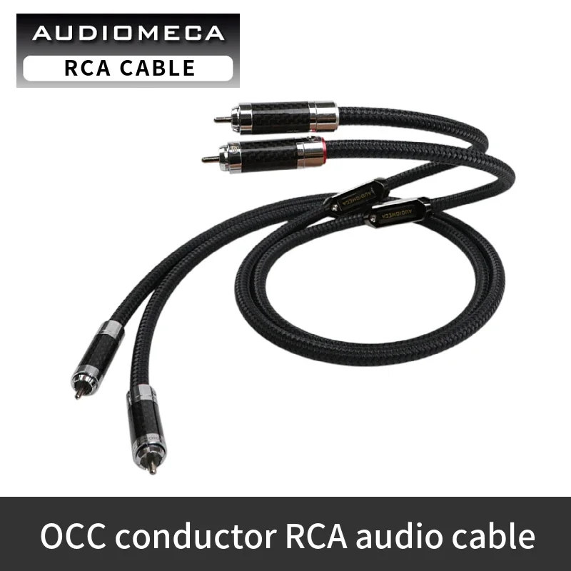 

FOR AudiomecaOcc hi-fi Audio cable RCA audio cable connects a pair of CD players and power amplifiers
