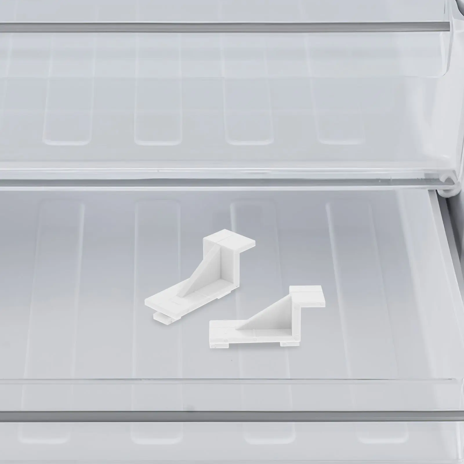 

10 Pcs Plastic Shelf Clips for Refrigerator Freezer Supporting Hooks Wear Resistant Shelving Accessories Hardware