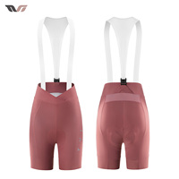 ROCKBROS TVI Summer Cycling Bib Shorts Lightweight Breathable Shorts Magnetic Buckle Soft Sponge Cushion Women Cycling Shorts