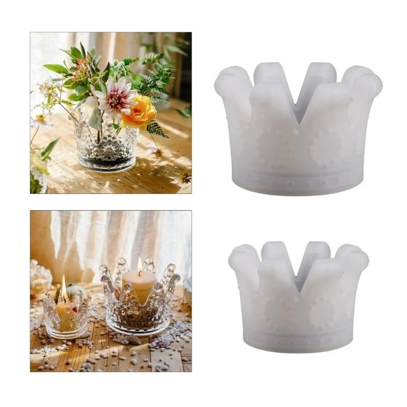 

DIY Корона-коробка для хранения бутылок, силиконовая форма из смолы для поделок, украшения дома