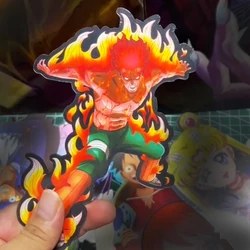 NARUTO Might Guy Motion Car Stickers Anime Suitcase Sticker Waterproof Decals for Wall,Laptop,Refrigerator,Etc Toys Gift