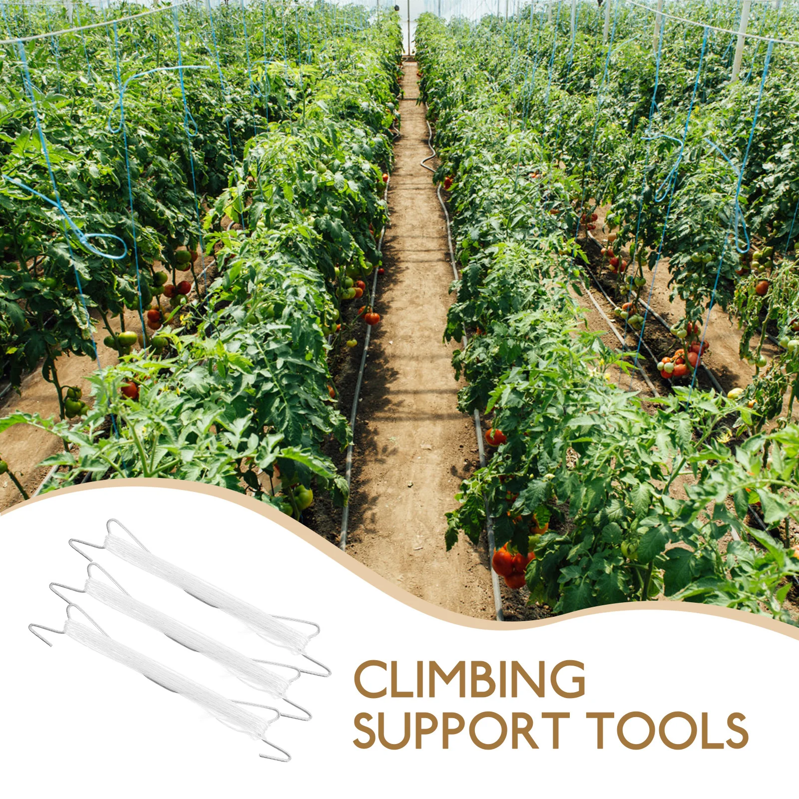 

1Set Garden Tomato Clips Plant Vine Support Hooks Climbing Tools for Vegetable Fruit Growing Outdoor Gardening Aid