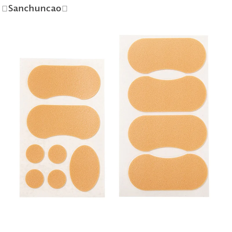 〔San〕 4/7/12/21pcs Invisible Anti-wear Sticker High Heels Anti-friction Heel Patches Waterproof And Breathable Stickers