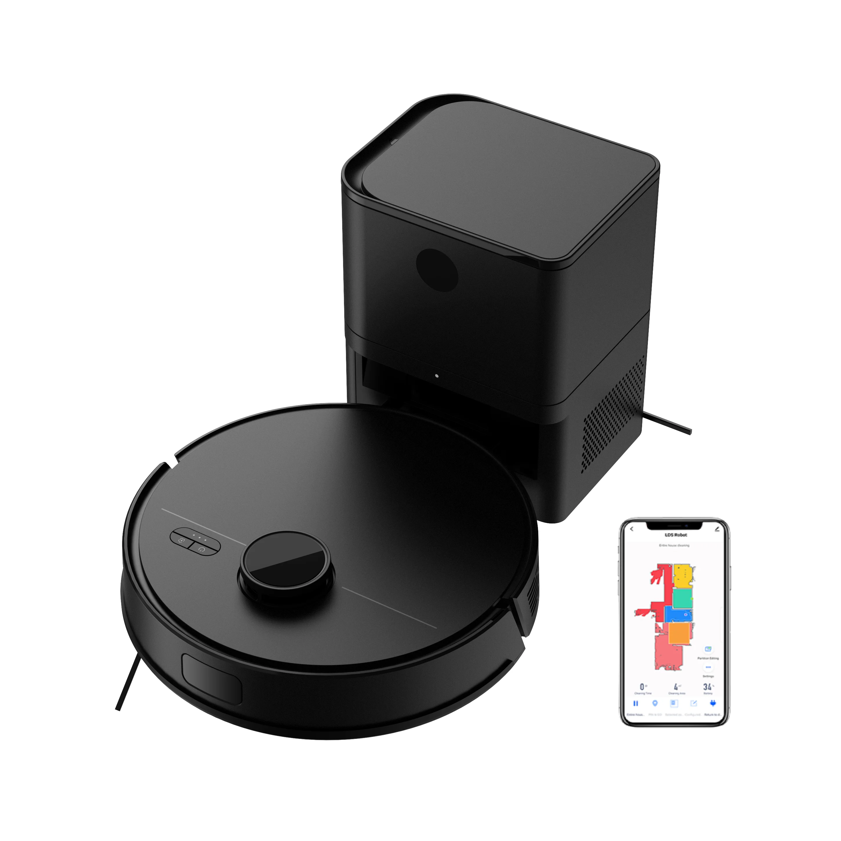 

Best Cleaning Robot M70Pro Vacuum Cleaner Vacuum and Mop Combination - Automatic Evacuation 3L Garbage Bag Application