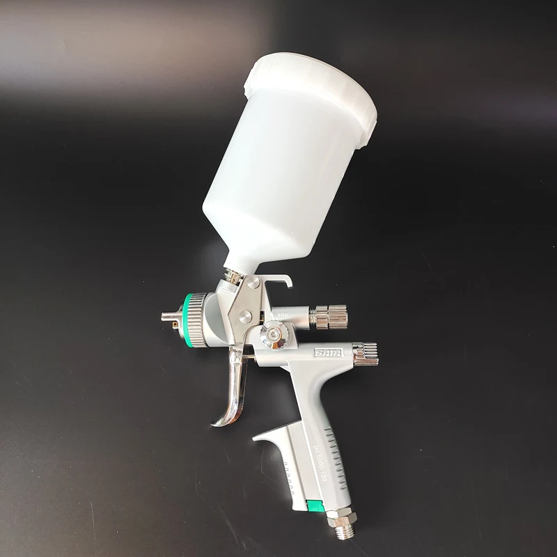 Imagem -03 - para Sata Pulverizador Cup Conector Jet Pintura Pulverizador 600ml Branco Plástico Hvlp Pintura Cup Pot Acessórios