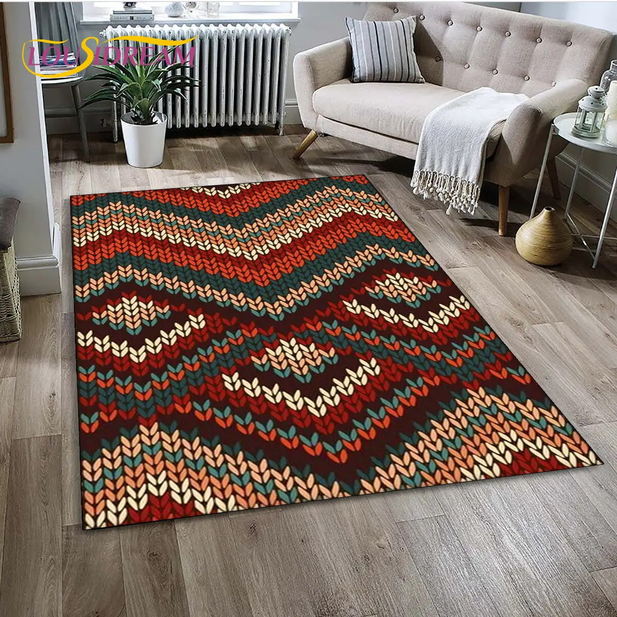 Bohemia Nordic Persia Series Area Rug,Carpet Rug for Home Living Room Bedroom Sofa Doormat Kitchen Decor,kids Non-slip Floor Mat