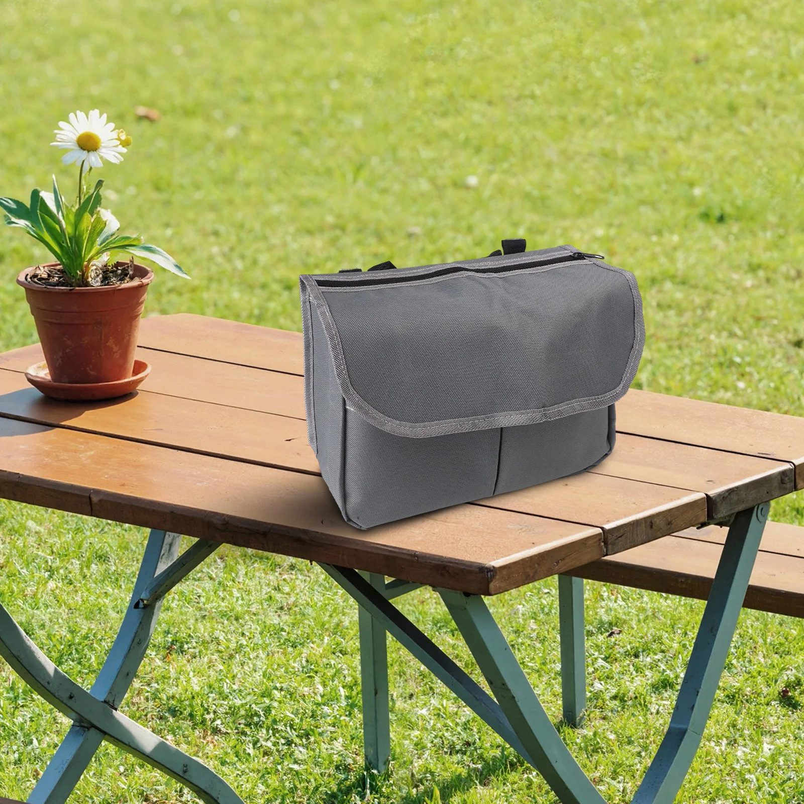 

Удобная сумка для хранения ходунков Удобный доступ Ежедневное использование Функциональный карманный дизайн для ходунков для инвалидных колясок