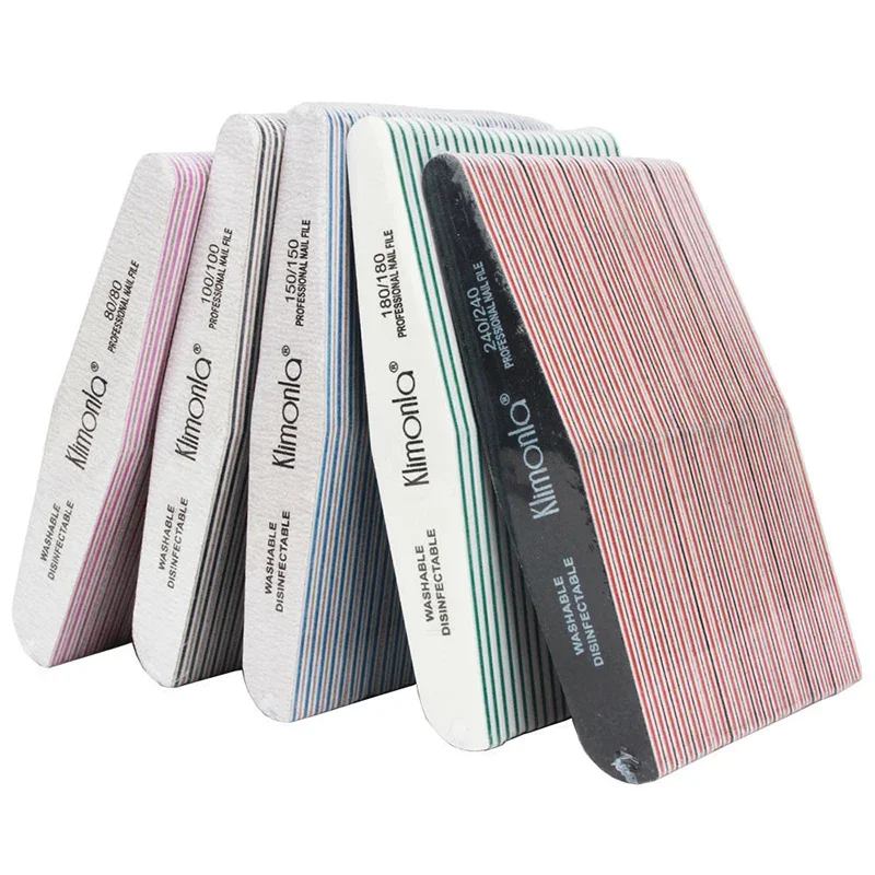 

10Pcs Nail Files 80/100/150/180/240 Rhombus Nail Varnish Sets Professional Sandpaper Sanding Buffer Files Nails Accessories